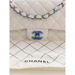 Маленькая сумка на плечо Classic Caviar Rainbow Hardware Double Flap (2021-2026 годы) 2