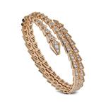Браслет Serpenti Viper из розового золота с бриллиантами 2
