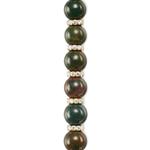 Браслет Spiritual Beads из желтого золота с бриллиантами и камнями 2