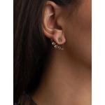 Серьги из желтого золота с бриллиантами 2