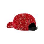 Кепки Supreme Velvet Paisley Camp Cap 'Red' 3