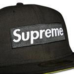 Кепка Supreme No Comp Box Logo New Era 'Black' 3