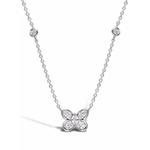 Колье Butterfly из белого золота с бриллиантами 1