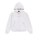 Худи Stussy Patch Zip Knit Hoodie 'Ash Heather' 1