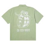 Оверсайз-рубашки HUF Urethane Short-Sleeve Work Shirt 'Mist Green' 2