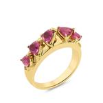 Mandala Domino tourmaline and diamond ring 1