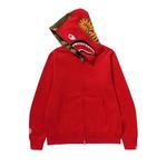 Зип-худи BAPE 1st Shark Full Zip Hoodie «Красный» 3