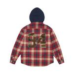 Фланелевая рубашка с капюшоном Supreme Appliqué 'Red' 2