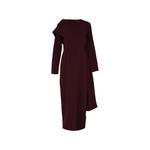 pleated wrap-around maxi dress 1