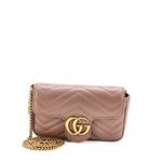 Сумка через плечо GG Marmont Flap Bag Matelasse Leather Super Mini 1