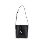 small Charm crocodile-effect leather bucket bag 1