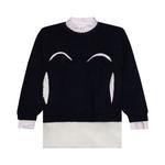 Sweaters Maison Margiela Cut Out Detail Ribbed Jumper 'Белый/Полночь' 1
