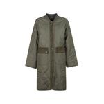 Dunswell corduroy-trim quilted coat 1