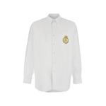 embroidered crest shirt 1