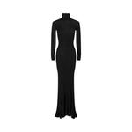 Платья Balenciaga Maxi Godet Dress 'Черный' 1