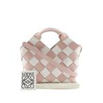 Сумка-сэтчел Mini Woven Calfskin Gingham Basket Bag (2018 год) 2