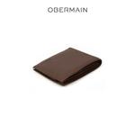 Короткий кошелек RFID из натуральной кожи, коричневый 5