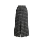 tweed frayed-edge skirt 1