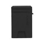logo-engraved grained-leather cardholder 1