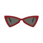 Очки Saint Laurent Cat Eye-Frame Recycled Acetate Sunglasses 'Red Grey' 1