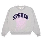 Свитшоты Sp5der Varsity Web Crewneck 'Heather Grey' 1