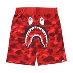 Шорты BAPE Camo Shark Sweat Shorts 'Красный' 1