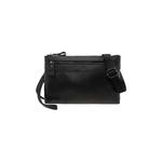 Мужской клатч через плечо из натуральной зернистой кожи Jack Studio Slim Black - BAI 40199 A 1