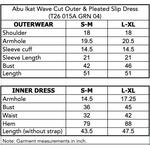 Верхняя одежда Abu Ikat Wave Cut и плиссированное платье-комбинация 6