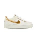 Кроссовки Nike Wmns Air Force 1 Shadow 'Sail Metallic Gold' 1