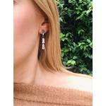 18k yellow gold Shanghai multi-stone earrings 2