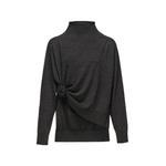 Knotted wool turtleneck sweater 1