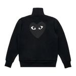 Зип-худи Comme Des Garcons Play Sweatshirt Big Heart 'Black' 2