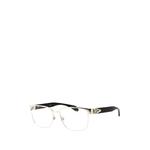 Medusa-plaque rectangle-frame glasses 2