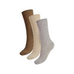 ribbed-knit stretch-cotton socks (set of three) 1