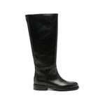 leather knee-high boots 1