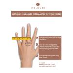 Кольцо Reva Entwined Single Row с цирконием в розовом золоте 5