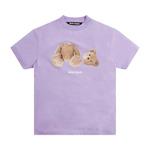 Футболки Palm Angels Bear Classic Tee «Lilac/Brown» 1