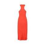 Длинные платья Ferragamo Sleeveless Ribbed Maxi Dress 'Orange' 2