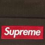 Шапки Supreme x New Era Box Logo Beanie «Brown» 3
