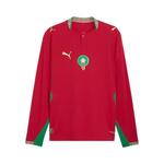 Джерси Puma Morocco Authentic Long Sleeve Home Jersey 'Fast Red-Victory Gold' 1
