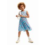 Desigual Девочка Цветочное платье из фатина. 1