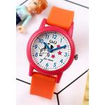 Часы Citizen V23A-009VY детские аналоговые с оранжевым ремешком из смолы 3
