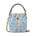 Ведерки Tory Burch T Monogram Denim Mini Bucket Bag 'Пудрово-голубой' 1