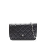 2019 CC Quilted Lambskin Wallet On Chain crossbody bag 1