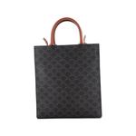 Маленькая сумка-тоут Vertical Cabas Triomphe Coated Canvas 2