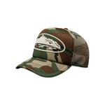 Кепки Corteiz Island Puff Print Trucker Hat 'Woodland Camo' 1