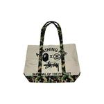 Сумки-шоперы BAPE x Stussy Survival Of The Fittest Tote Bag 'Beige' 1