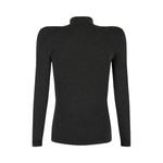 Футболки с длинным рукавом Balenciaga Slub Knit Top 'Dark Heather Grey' 2