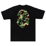 Топы BAPE ABC Camo Big Ape Head Tee 'Black/Green' 2