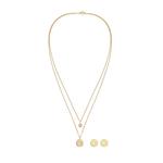Swarovski® Crystal Coin Set – позолоченное серебро 3